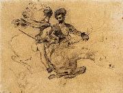 Illustration for Goethe's Faust, Eugene Delacroix